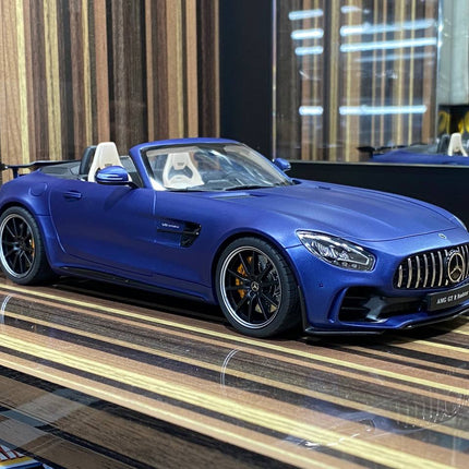 GT Spirit Mercedes-Benz AMG GT R Roadster 1:18 Resin Scale Model Car Blue - detailed collector display model