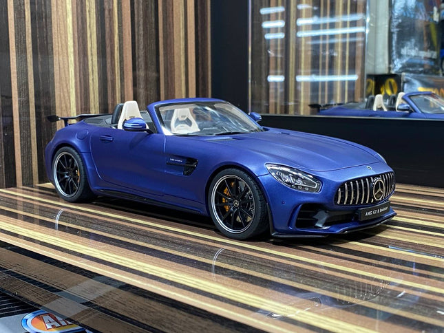 GT Spirit Mercedes-Benz AMG GT R Roadster 1:18 Resin Scale Model Car Blue - detailed collector display model