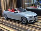 GT Spirit BMW M235i Cabrio 1:18 Resin Model Silver - detailed collector display model