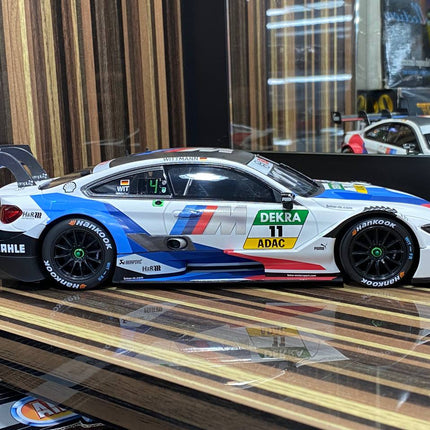 Minichamps 1/18 BMW M4 DTM 2018 White Resin Model Car - scale model collectible piece