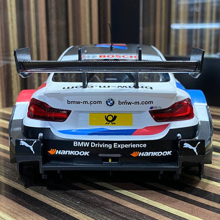 Minichamps 1/18 BMW M4 DTM 2018 White Resin Model Car - collectible scale model car