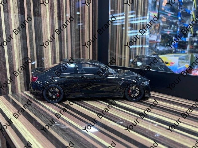 GT Spirit 1:18 BMW M2 Competition Black Resin Scale Model Car - studio product photo of the scale model