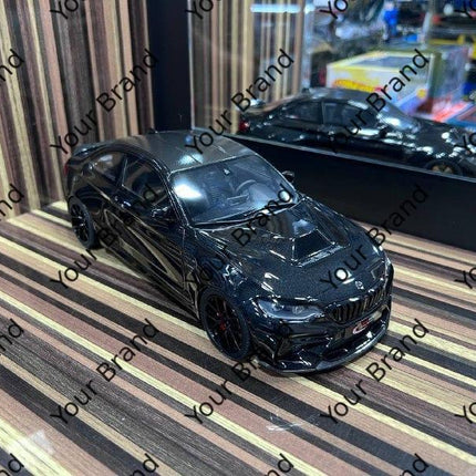 GT Spirit 1:18 BMW M2 Competition Black Resin Scale Model Car - detailed die-cast style model