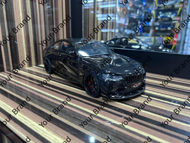 GT Spirit 1:18 BMW M2 Competition Black Resin Scale Model Car - detailed collector display model