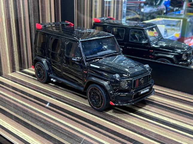 1/18 Resin Mercedes-Benz Brabus G900 Rocket Black Model Car by GT Spirit - detailed collector display model