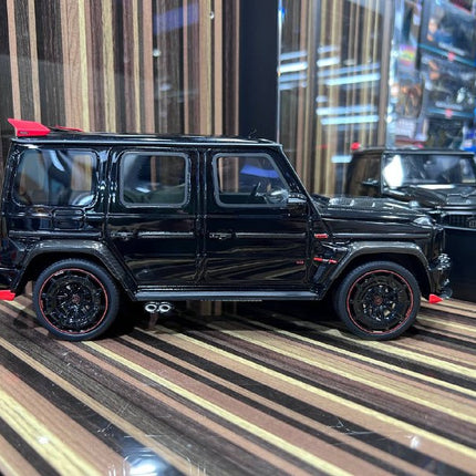 1/18 Resin Mercedes-Benz Brabus G900 Rocket Black Model Car by GT Spirit - studio product photo of the scale model