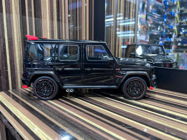 1/18 Resin Mercedes-Benz Brabus G900 Rocket Black Model Car by GT Spirit - studio product photo of the scale model