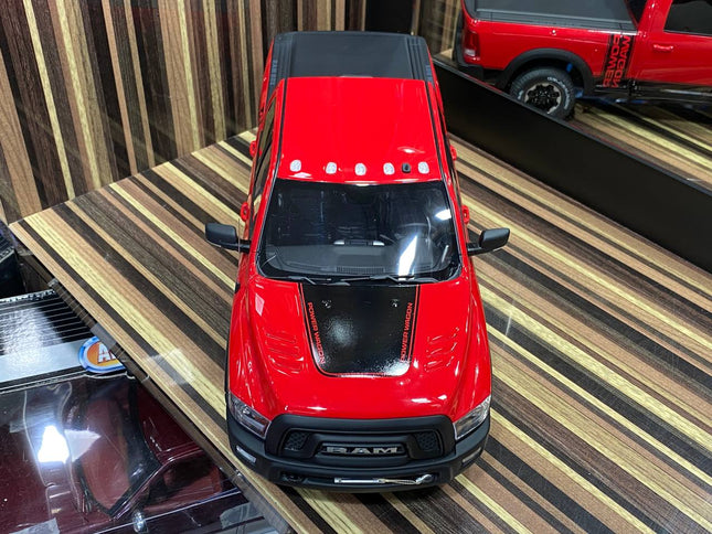 GT Spirit 1:18 RAM Power Wagon 2500 Red Resin Model - studio product photo of the scale model