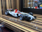 Minichamps 1/18 Honda 3000 B.A.R. Formula 1 White Diecast Model - detailed collector display model
