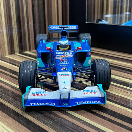 Minichamps Red Bull Sauber Petronas C20 N. Heidfeld Formula 1 1:18 Diecast Model Blue - premium collector scale model
