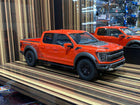 GT Spirit 1:18 Ford F-150 Raptor Orange Resin Model - detailed collector display model