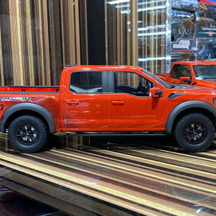 GT Spirit 1:18 Ford F-150 Raptor Orange Resin Model - premium collector scale model