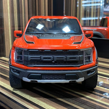 GT Spirit 1:18 Ford F-150 Raptor Orange Resin Model - collector edition scale model