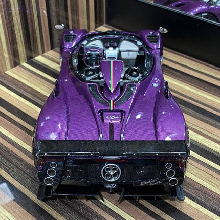 LCD Model Pagani Zonda HP Barchetta Purple 1:18 Diecast Model Car - collector edition scale model