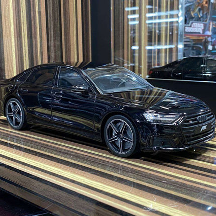 GT Spirit Audi S8 ABT 1:18 Black Resin Scale Model Car - detailed collector display model
