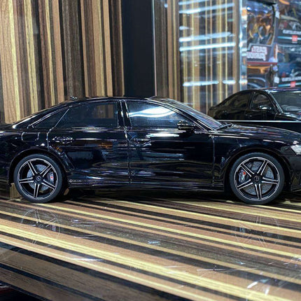 GT Spirit Audi S8 ABT 1:18 Black Resin Scale Model Car - fine detailed model replica
