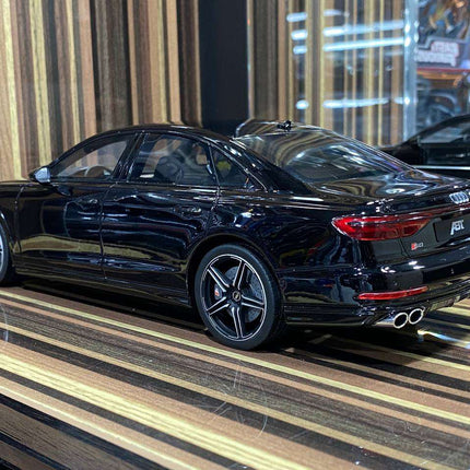 GT Spirit Audi S8 ABT 1:18 Black Resin Scale Model Car - detailed die-cast style model