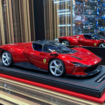 MR Ferrari Daytona SP3 1/18 Resin Rosso Magma Red Diecast Model - detailed collector display model