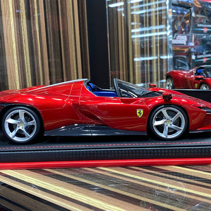 MR Ferrari Daytona SP3 1/18 Resin Rosso Magma Red Diecast Model - showroom-quality model replica