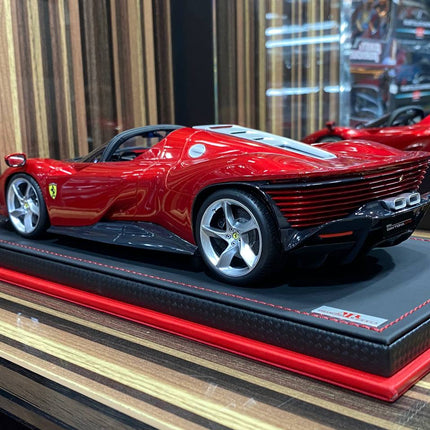 MR Ferrari Daytona SP3 1/18 Resin Rosso Magma Red Diecast Model - detailed die-cast style model