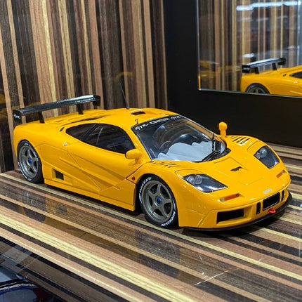 Solido McLaren F1 GTR Short-Tail 1:18 Yellow Diecast Model Car - detailed collector display model