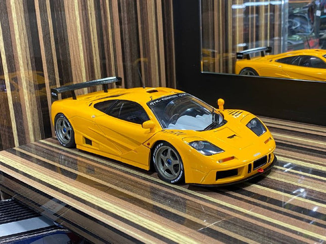 Solido McLaren F1 GTR Short-Tail 1:18 Yellow Diecast Model Car - detailed collector display model