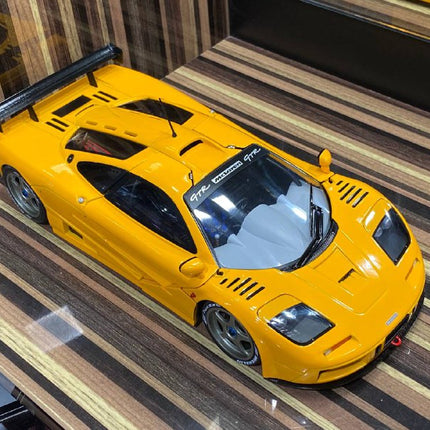 Solido McLaren F1 GTR Short-Tail 1:18 Yellow Diecast Model Car - collectible scale model car