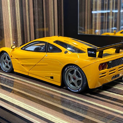 Solido McLaren F1 GTR Short-Tail 1:18 Yellow Diecast Model Car - premium collector scale model