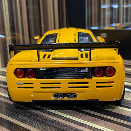 Solido McLaren F1 GTR Short-Tail 1:18 Yellow Diecast Model Car - scale model for display