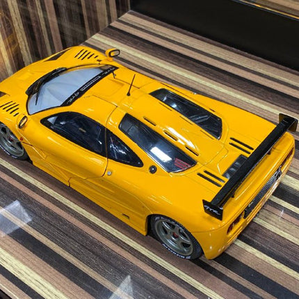 Solido McLaren F1 GTR Short-Tail 1:18 Yellow Diecast Model Car - detailed die-cast style model