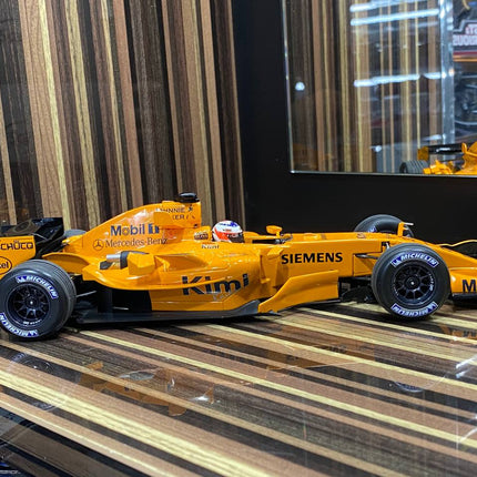 Minichamps McLaren Mercedes MP4-21 Kimi Raikkonen 2006 1:18 Diecast Model Orange - fine detailed model replica