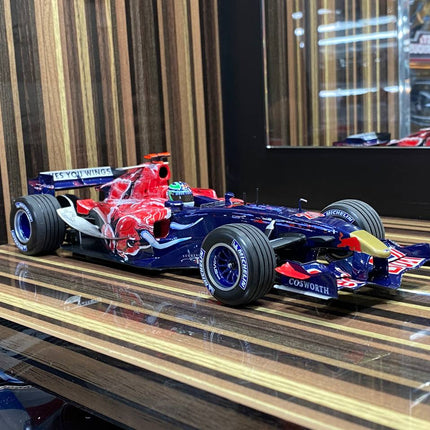 1/18 Toro Rosso Cosworth STR1 V. Liuzzi 2006 Formula 1 Blue/Red by Minichamps - detailed collector display model