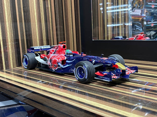 1/18 Toro Rosso Cosworth STR1 V. Liuzzi 2006 Formula 1 Blue/Red by Minichamps - detailed collector display model