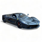 Bburago Ferrari LaFerrari 1:18 Diecast Model Car Black Signature Series - detailed collector display model