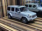 Minichamps 1/18 Mercedes-Benz G-Class 2018 Silver Diecast Model Car - detailed collector display model
