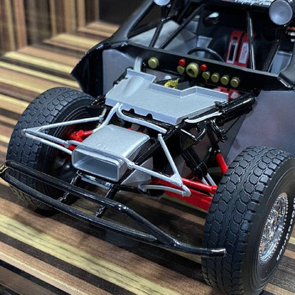 AutoArt Toyota Trophy Truck #11 White and Black 1:18 Diecast Model Truck - collector edition scale model