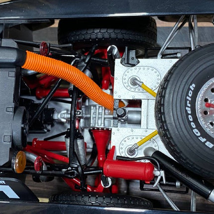 AutoArt Toyota Trophy Truck #11 White and Black 1:18 Diecast Model Truck - showroom-quality model replica