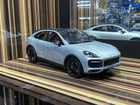 Minichamps Porsche Cayenne 1:18 Silver Diecast Model Car - detailed collector display model
