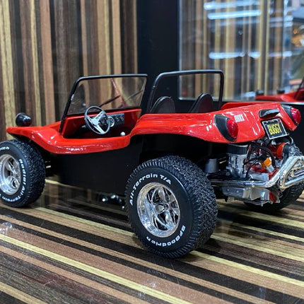 Solido 1:18 Diecast Buggy Meyer Manx Red Model Car - premium collector scale model