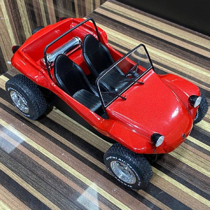 Solido 1:18 Diecast Buggy Meyer Manx Red Model Car - collector edition scale model