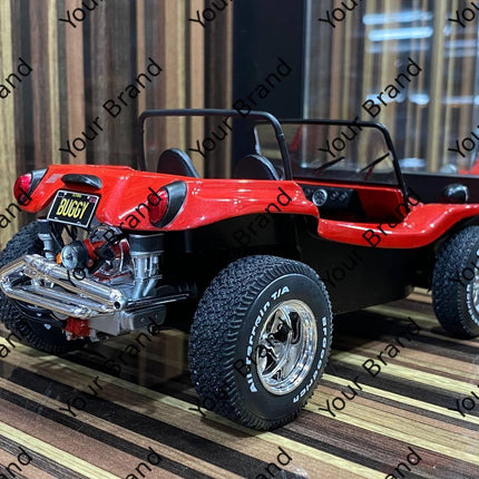 Solido 1:18 Diecast Buggy Meyer Manx Red Model Car - showroom-quality model replica