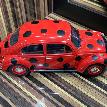 1/18 Diecast Volkswagen Beetle Kafer 1303 "Marienkafer" Red Solido Model Car - scale model collectible piece