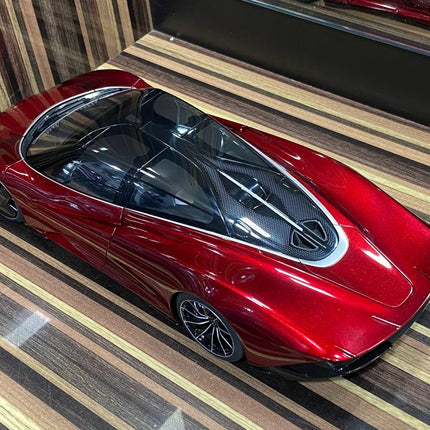 AutoArt McLaren Speedtail Red 1:18 Diecast Model Car - showroom-quality model replica