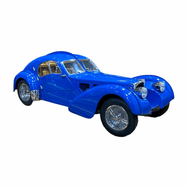 AutoArt Bugatti 57S Atlantic 1938 Blue 1:18 Diecast Model Car - detailed collector display model