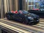 GT Spirit 1:18 Mercedes-Benz Brabus 850 S Class Cabriolet Black Resin Model - detailed collector display model