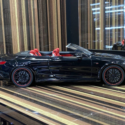 GT Spirit 1:18 Mercedes-Benz Brabus 850 S Class Cabriolet Black Resin Model - fine detailed model replica