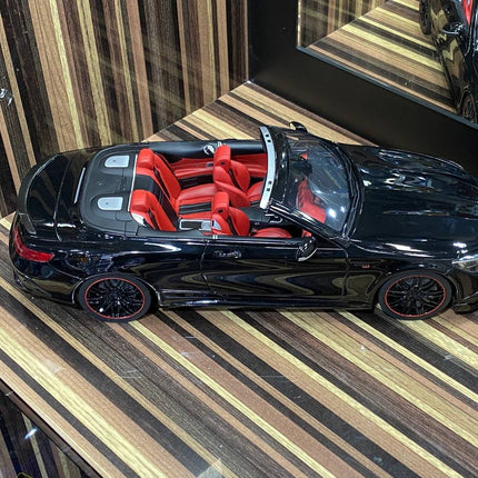 GT Spirit 1:18 Mercedes-Benz Brabus 850 S Class Cabriolet Black Resin Model - premium collector scale model