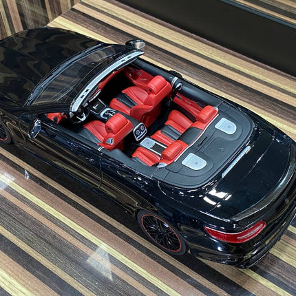 GT Spirit 1:18 Mercedes-Benz Brabus 850 S Class Cabriolet Black Resin Model - detailed model car replica