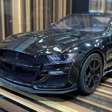 1/18 Diecast Ford Mustang Shelby GT500 Dragon Snake Black GT Spirit Model Car - premium collector scale model