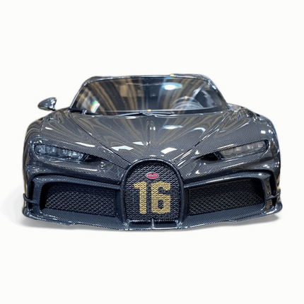 Bugatti Chiron Pur Sport 1:18 Scale Full Carbon Resin Model MR Collection - scale model for display